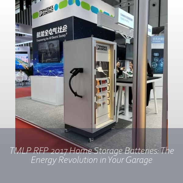 TMLP RFP 2017 Home Storage Batteries: The Energy Revolution in Your Garage